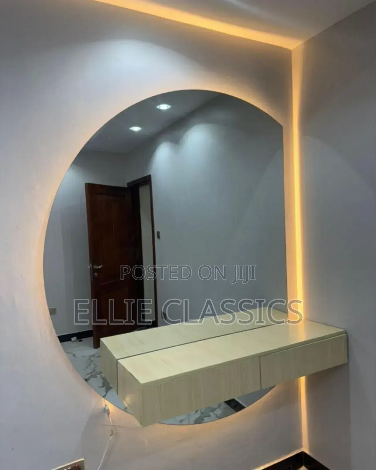 Semi Round Mirror
