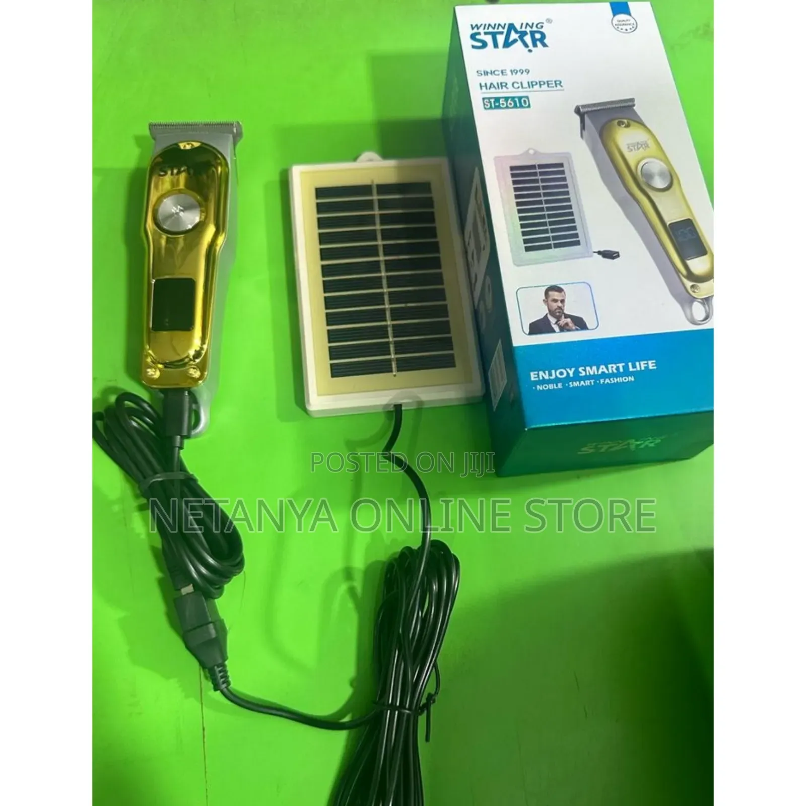 Winning Star Rechargeable Hair Clipper With Solar