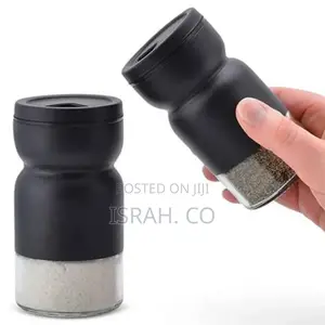 Vintage Salt and Pepper Shaker Set Black
