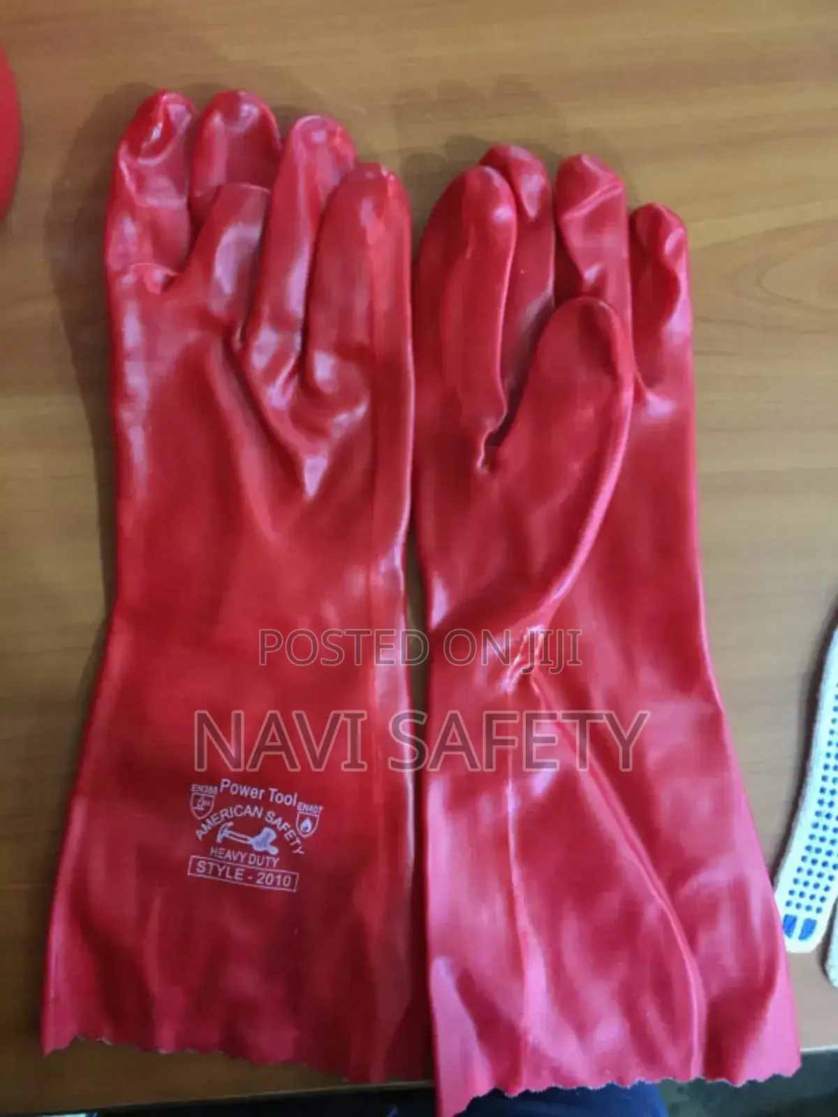 Pvc Gloves Red