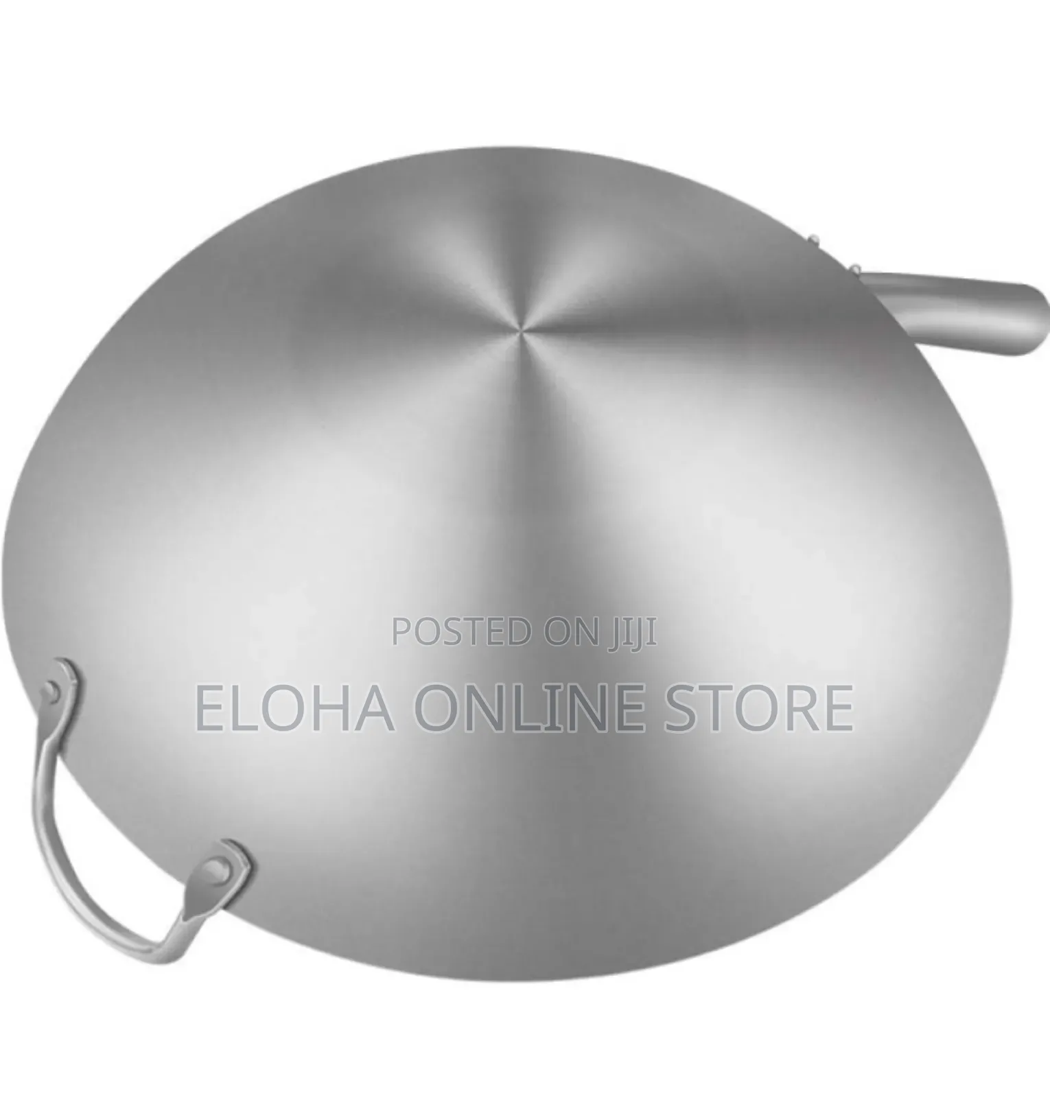34cm Stainless Steel Wok/Frying Pan
