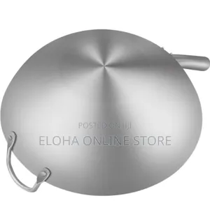 34cm Stainless Steel Wok/Frying Pan