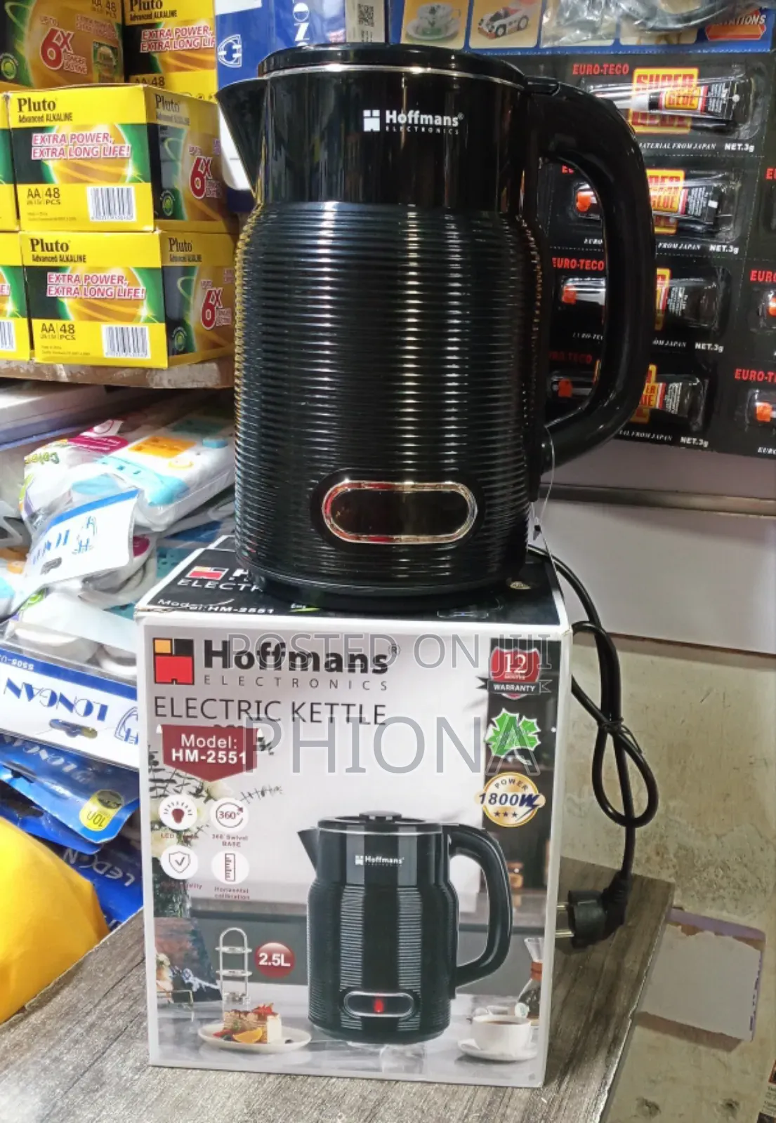 Hoffman's Electric Kettle Model Hm2551