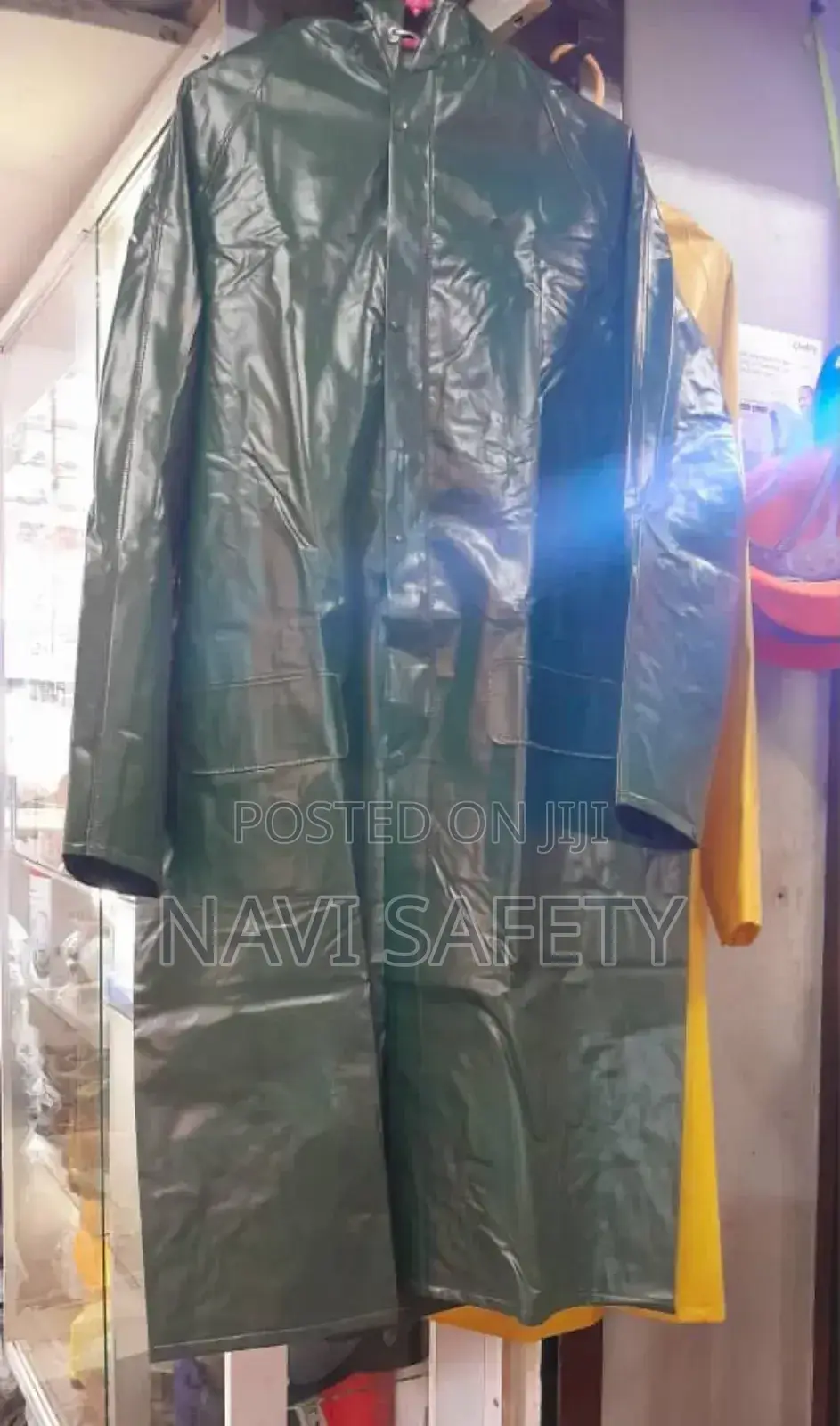 Army Green And Blue Black Yellow Rain Coats
