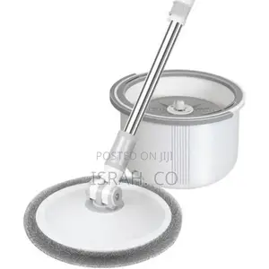 Disc Bucket Spinning Mop 360° Round Cleaning Mop