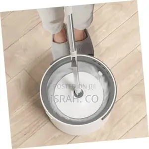Disc Bucket Spinning Mop 360° Round Cleaning Mop
