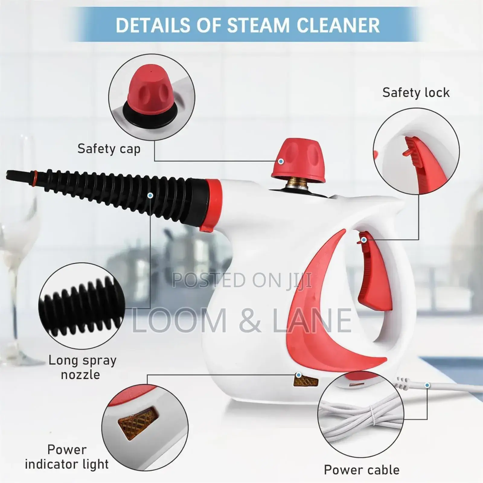 Car Portable Handheld Steam Cleaner