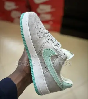 Gray Nike Air Force 1 Sneakers