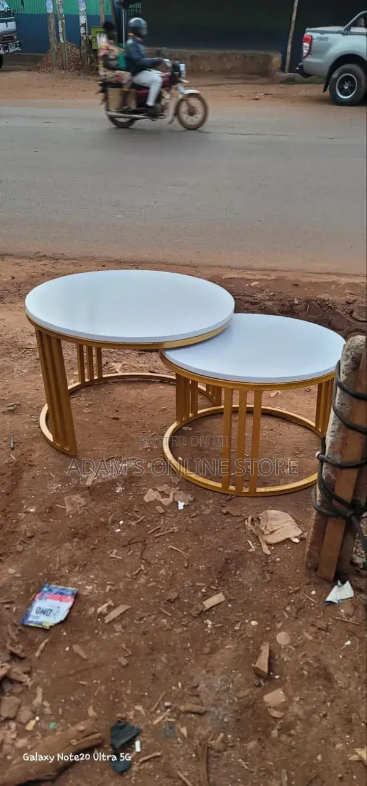 Gold Metal Certer Table