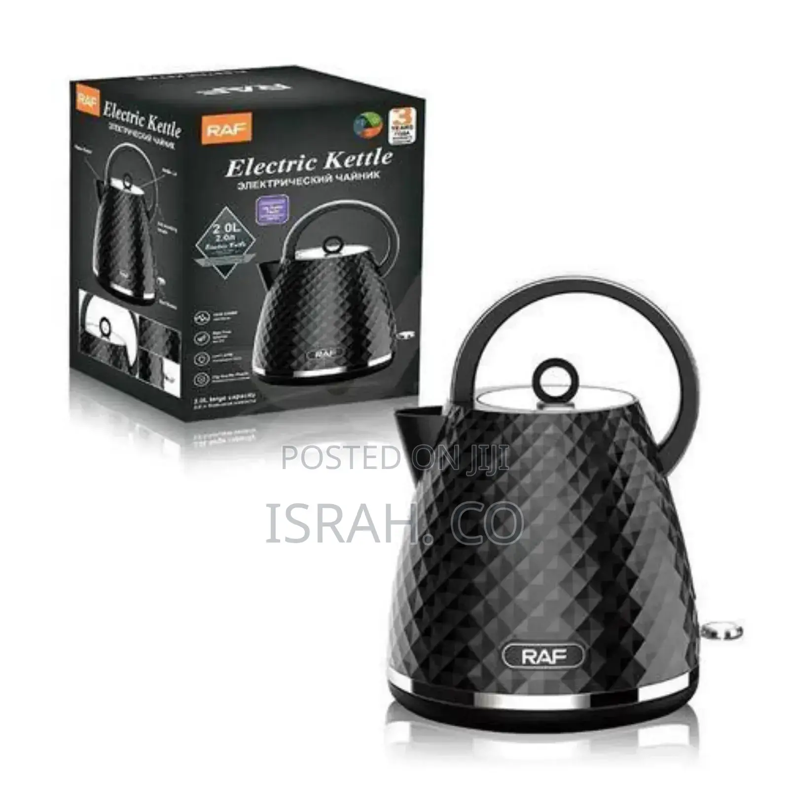 Raf 2l Retro Mini Teapot Stainless Steel Double Wall