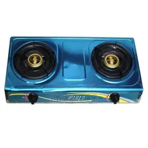 Double 2 Burner Gas Cooker Table-Top Gas Stove Hob Hot Plate