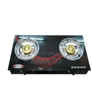 2 Burner Tempered Glass Work Top Gas Stove Cooker Hot Plate-