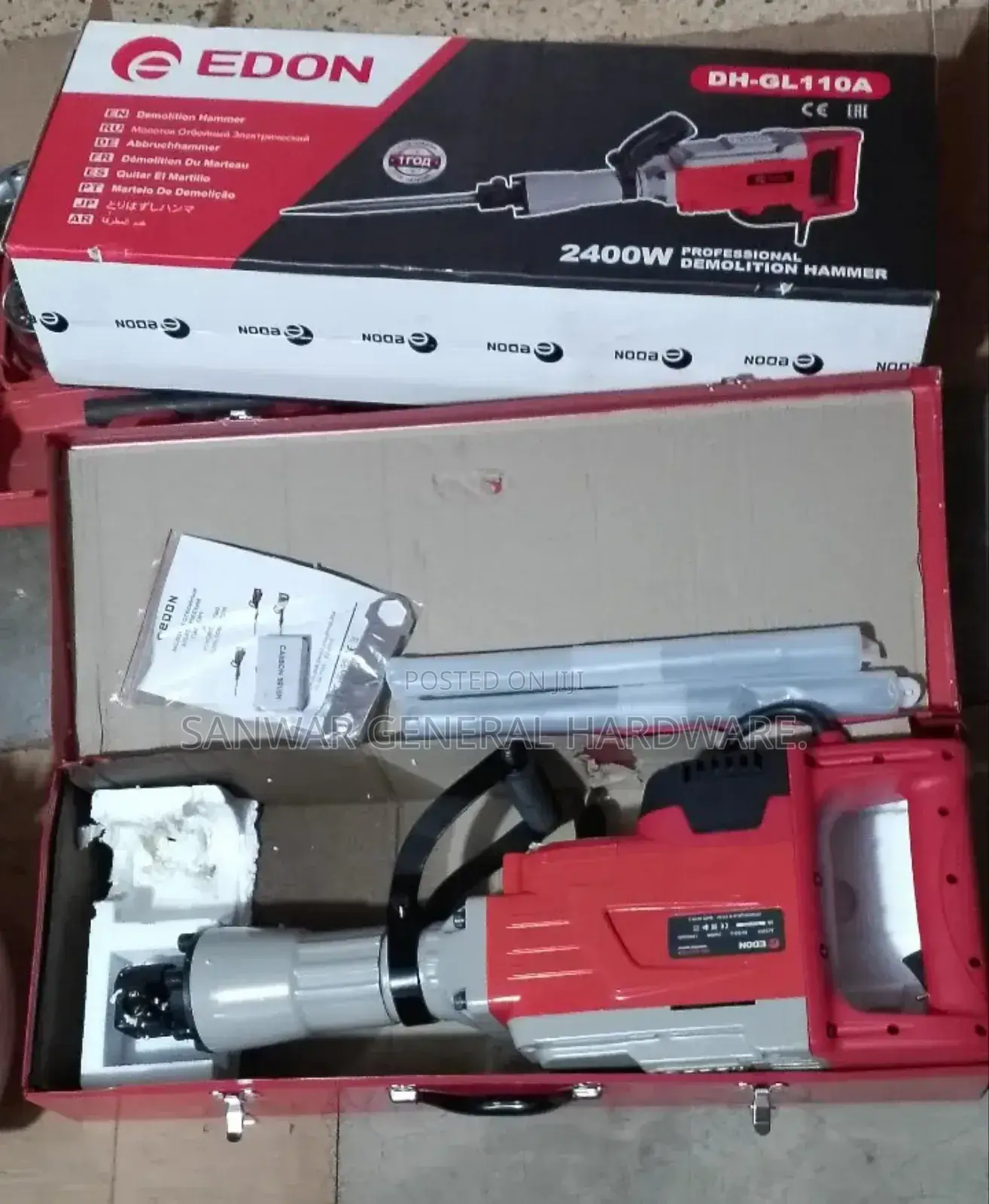 Dh-Gl-110a Breaker/Demolition Hammer(2400w)-21kgs