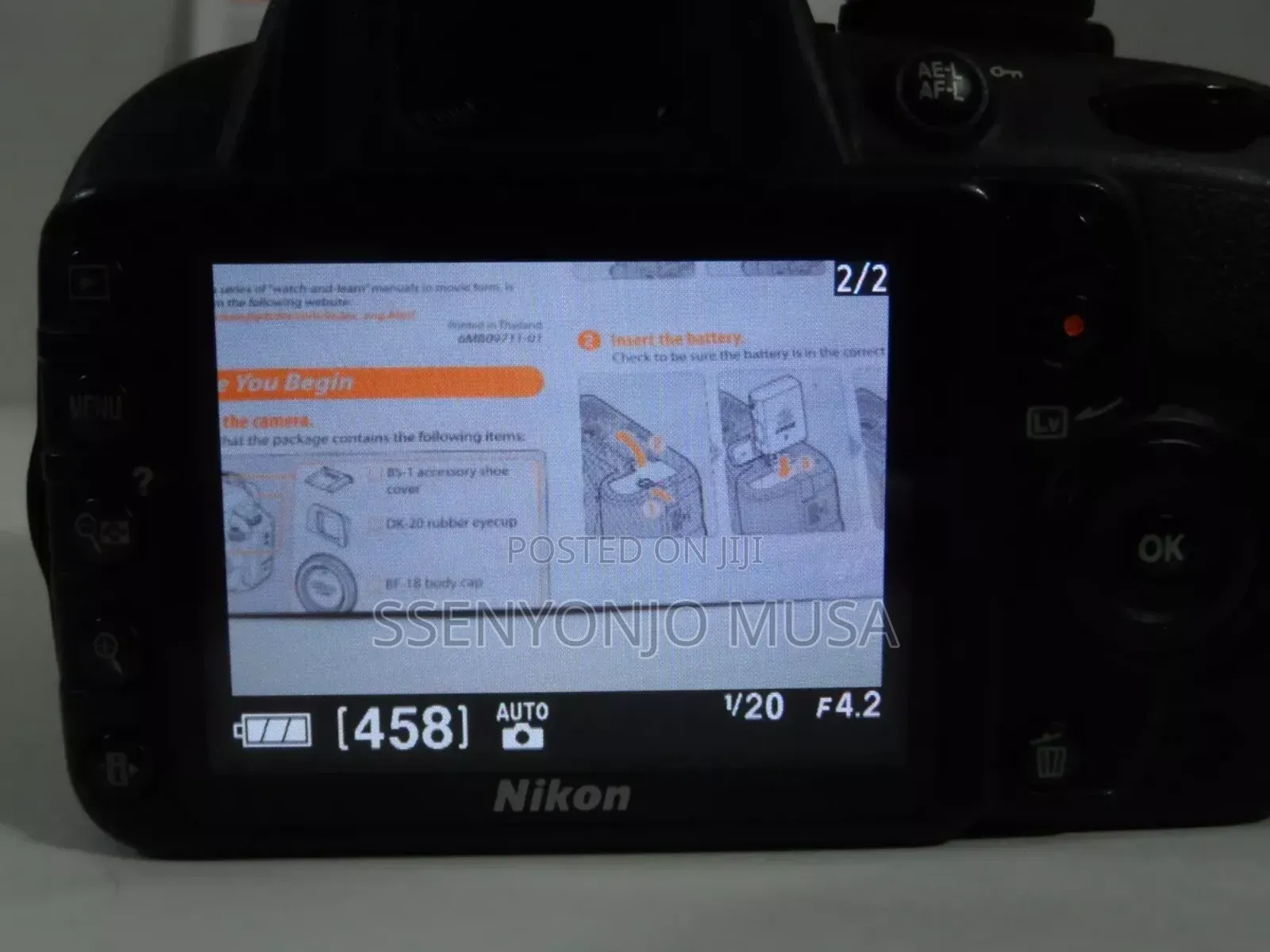 Nikon D3100 14.2mp Digital SLR Camera With 18-55mm Lens