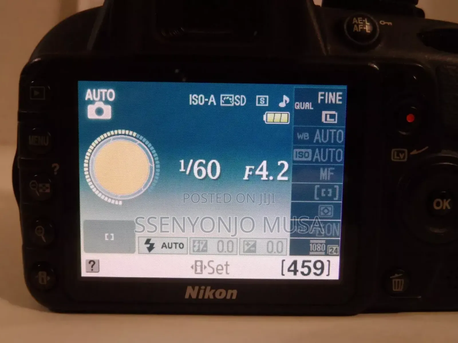 Nikon D3100 14.2mp Digital SLR Camera With 18-55mm Lens