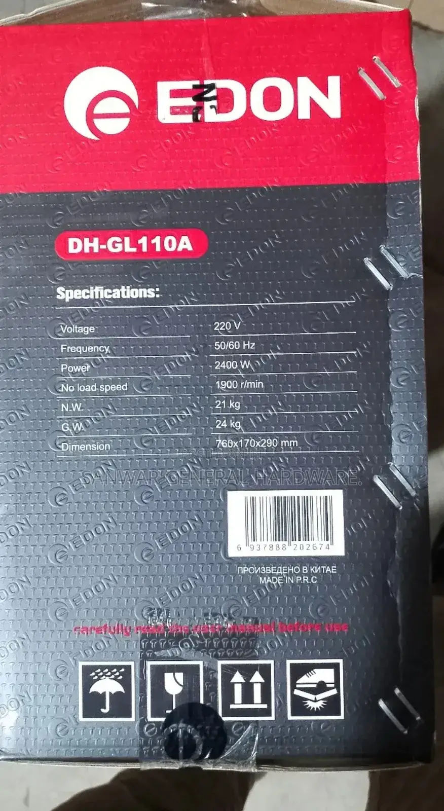 Dh-Gl-110a Breaker/Demolition Hammer(2400w)-21kgs