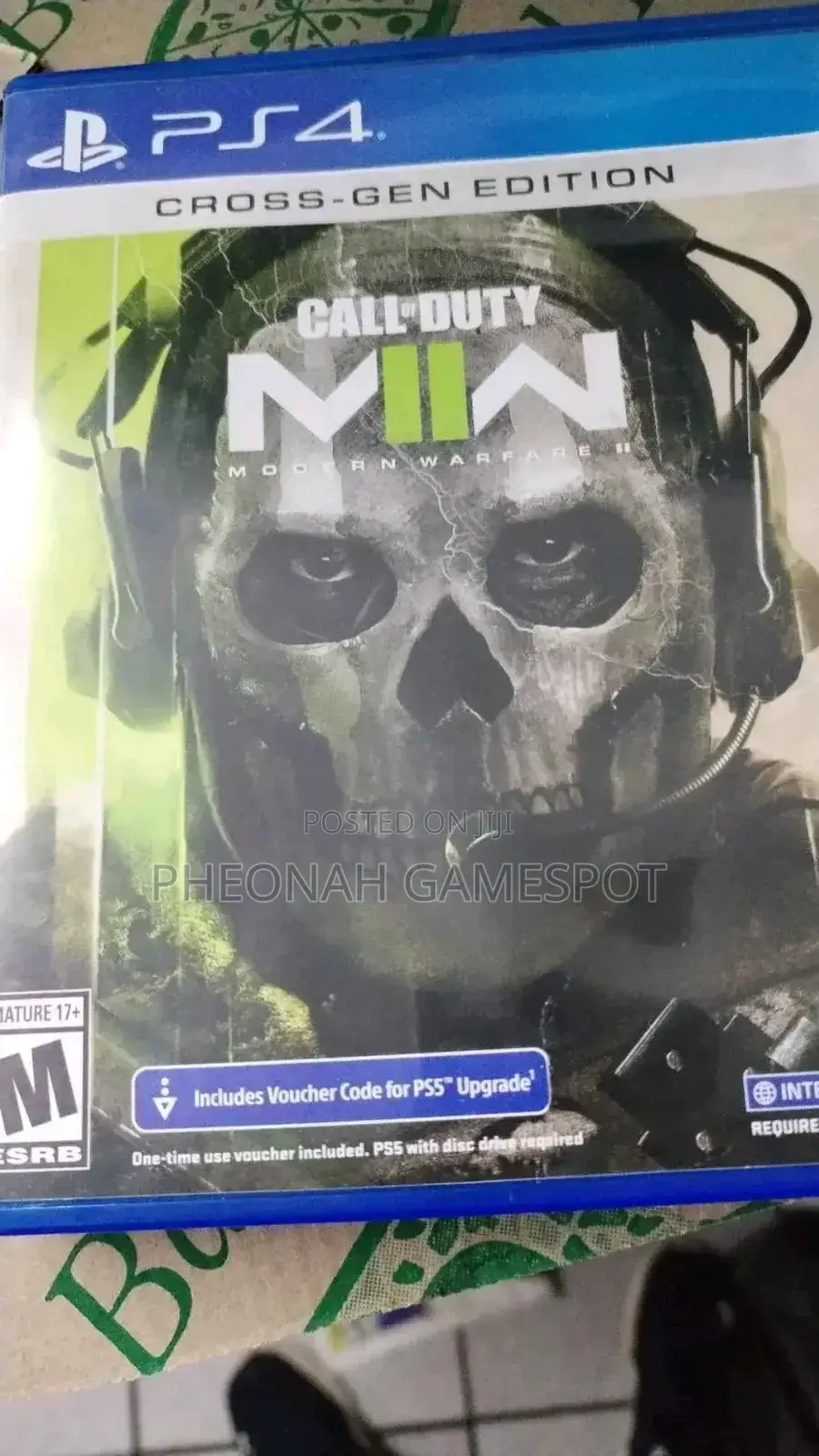 Call Of Duty Modern Warfare 2 Game Cd For Ps4 And Ps5