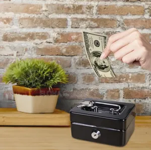 Portable Robust Metal Cash Box