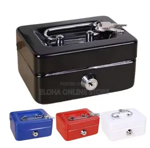 Portable Robust Metal Cash Box