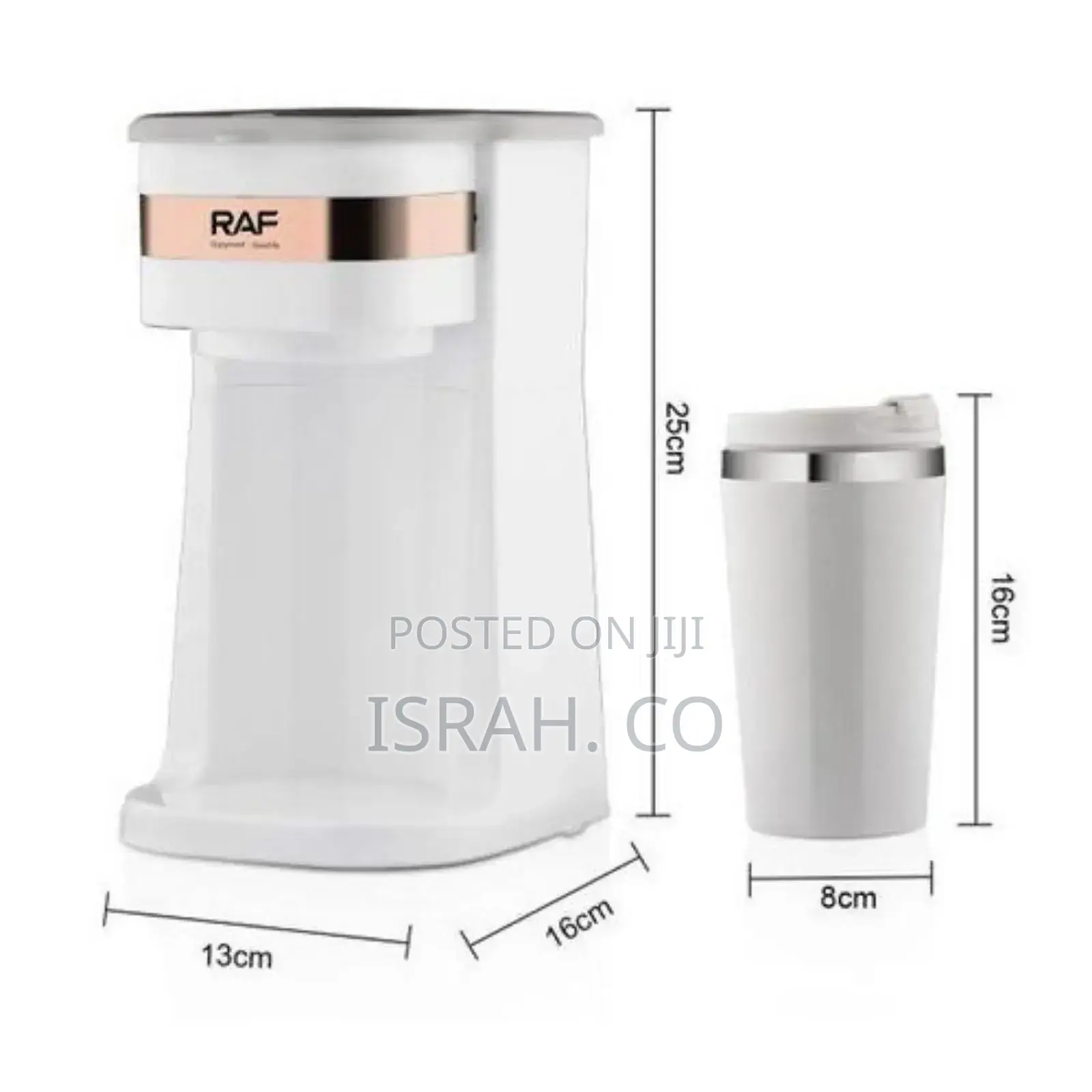 Raf Automatic 4 Cup Espresso Drip Coffee Maker Machine 700wt