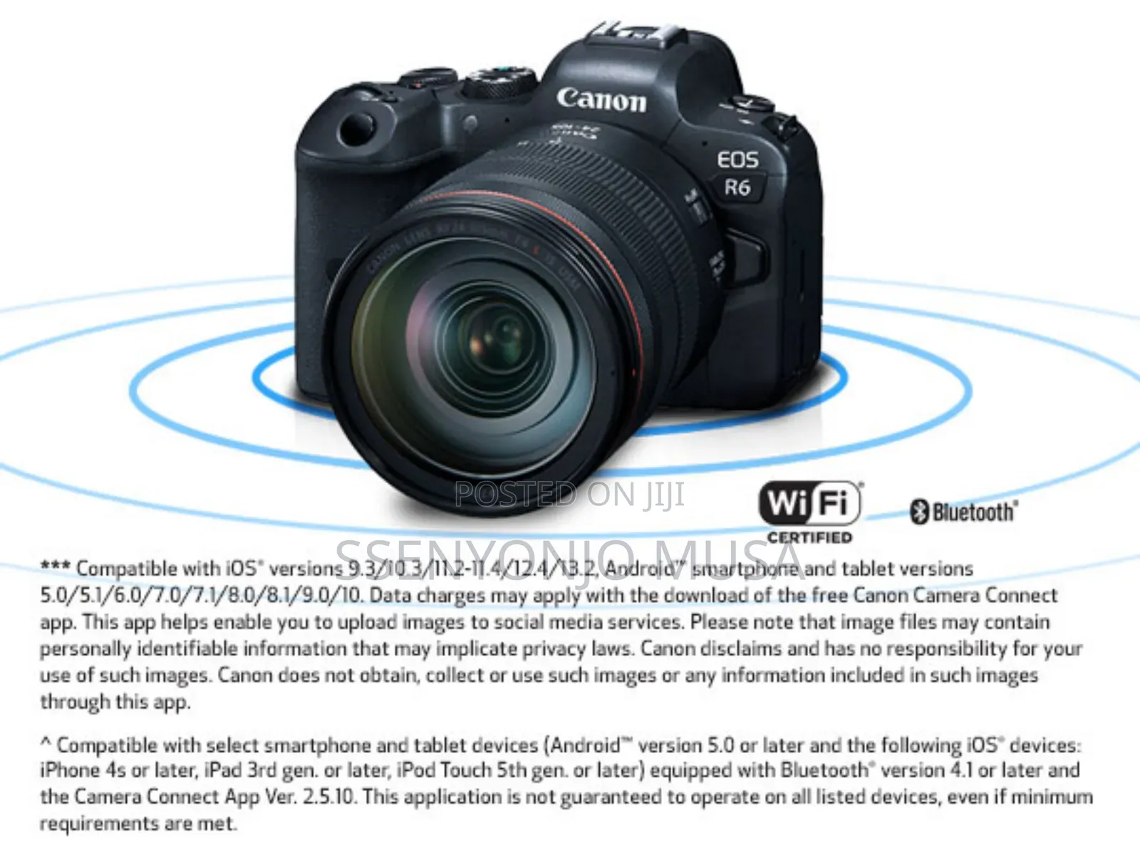 Canon Eos R6 Full-Frame Mirrorless Camera With Rf24-105mm