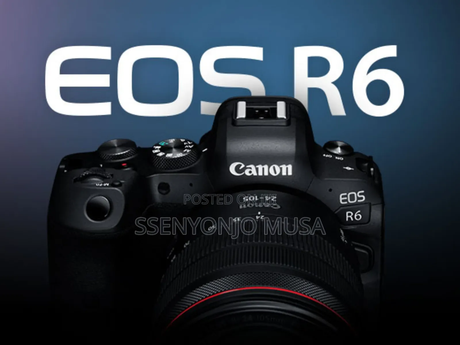 Canon Eos R6 Full-Frame Mirrorless Camera With Rf24-105mm