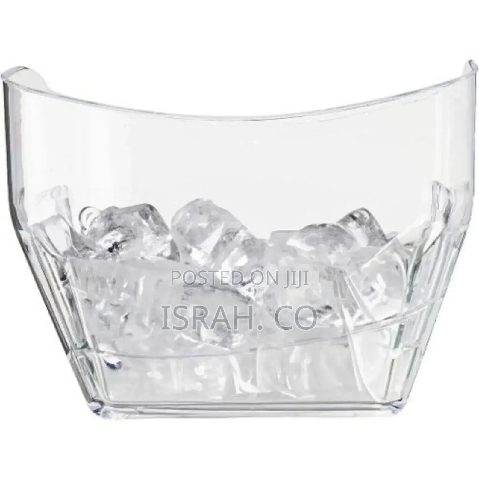 Acrylic Clear Beverage Ice Bucket Tub 12.5x 8.5 X 9.75 Inch