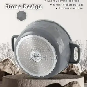 Life Smile 16pcs Granite Coated Healthy Cookware Set -