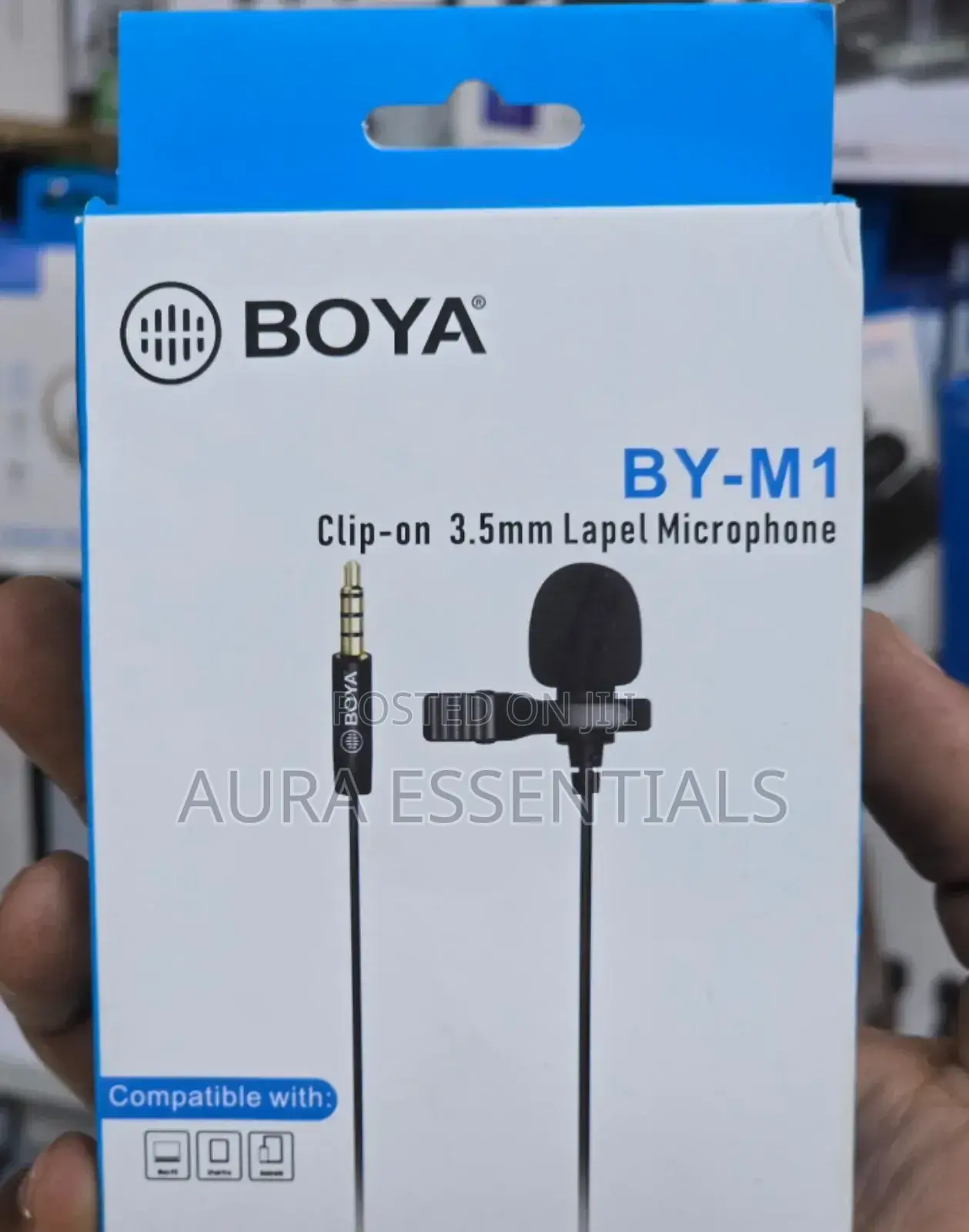 Boya by-M1 Clip -on Usb Lapel Lavaliere Microphone