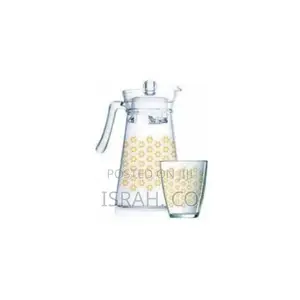 Luminarc 7 Pieces of Neo+Kone Golden Flower Maze Drink Set 6