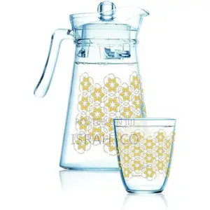 Luminarc 7 Pieces of Neo+Kone Golden Flower Maze Drink Set 6