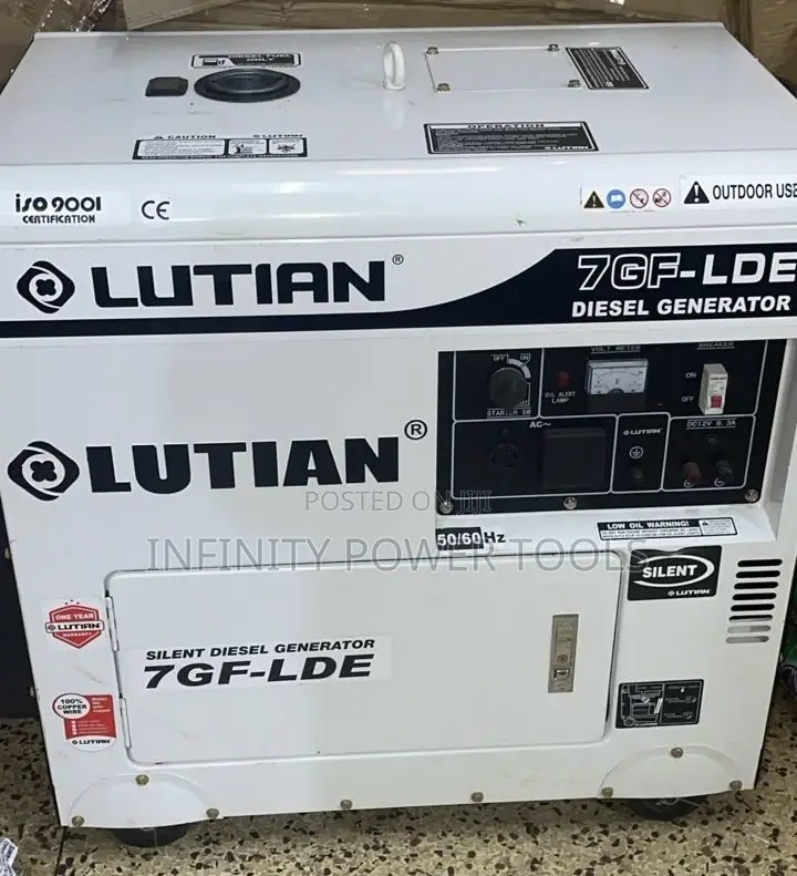 Silent Diesel Generator 7kva(Lutian)