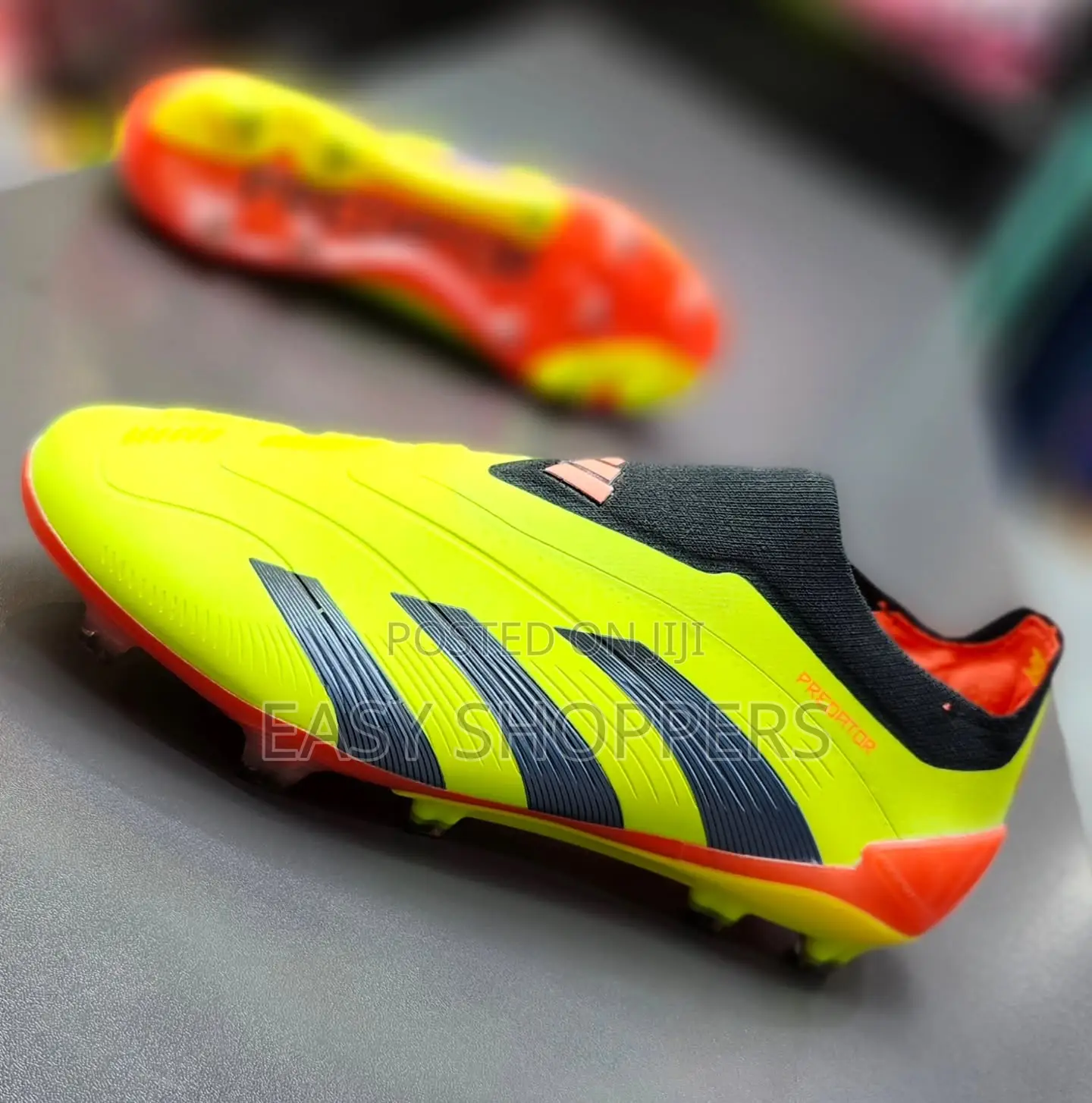 Adiddas Predator Good Quality Lemon Greeen Colour