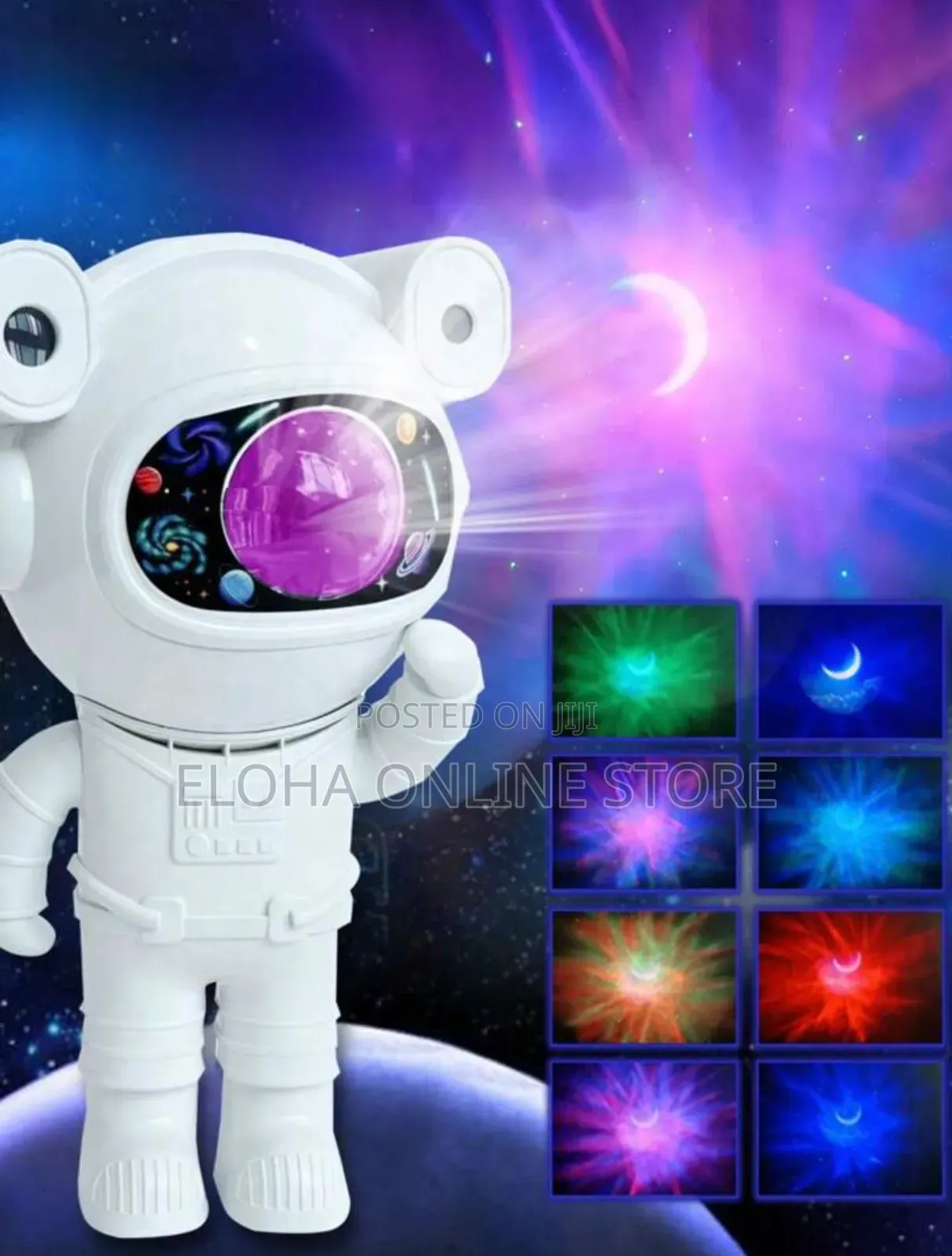 Astronaut-Shaped Night Light and Projector.