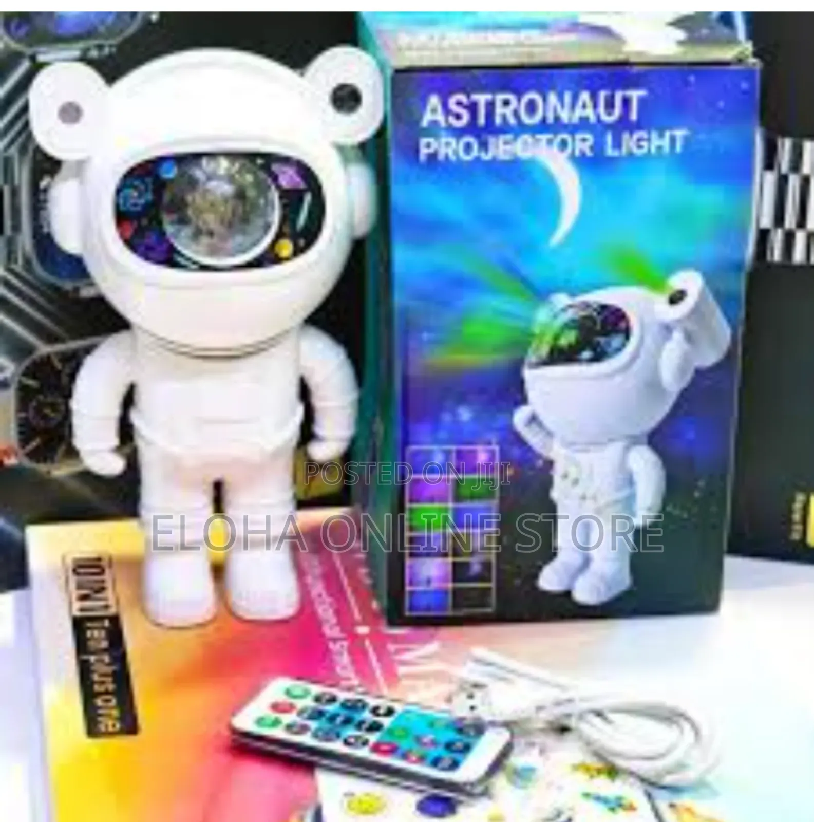 Astronaut-Shaped Night Light and Projector.