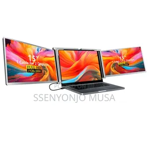 15 Inches Portable Triple-Screen Monitor for Laptops (15-17"
