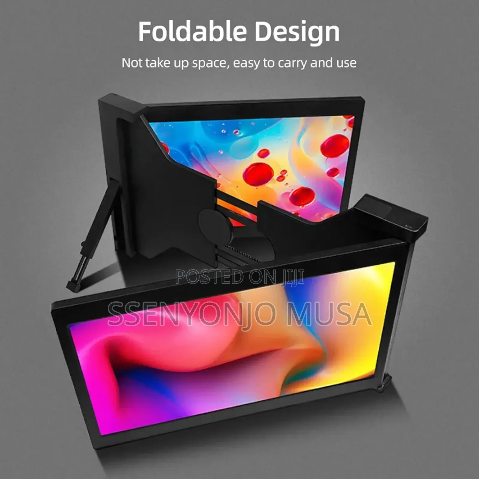 15 Inches Portable Triple-Screen Monitor for Laptops (15-17"