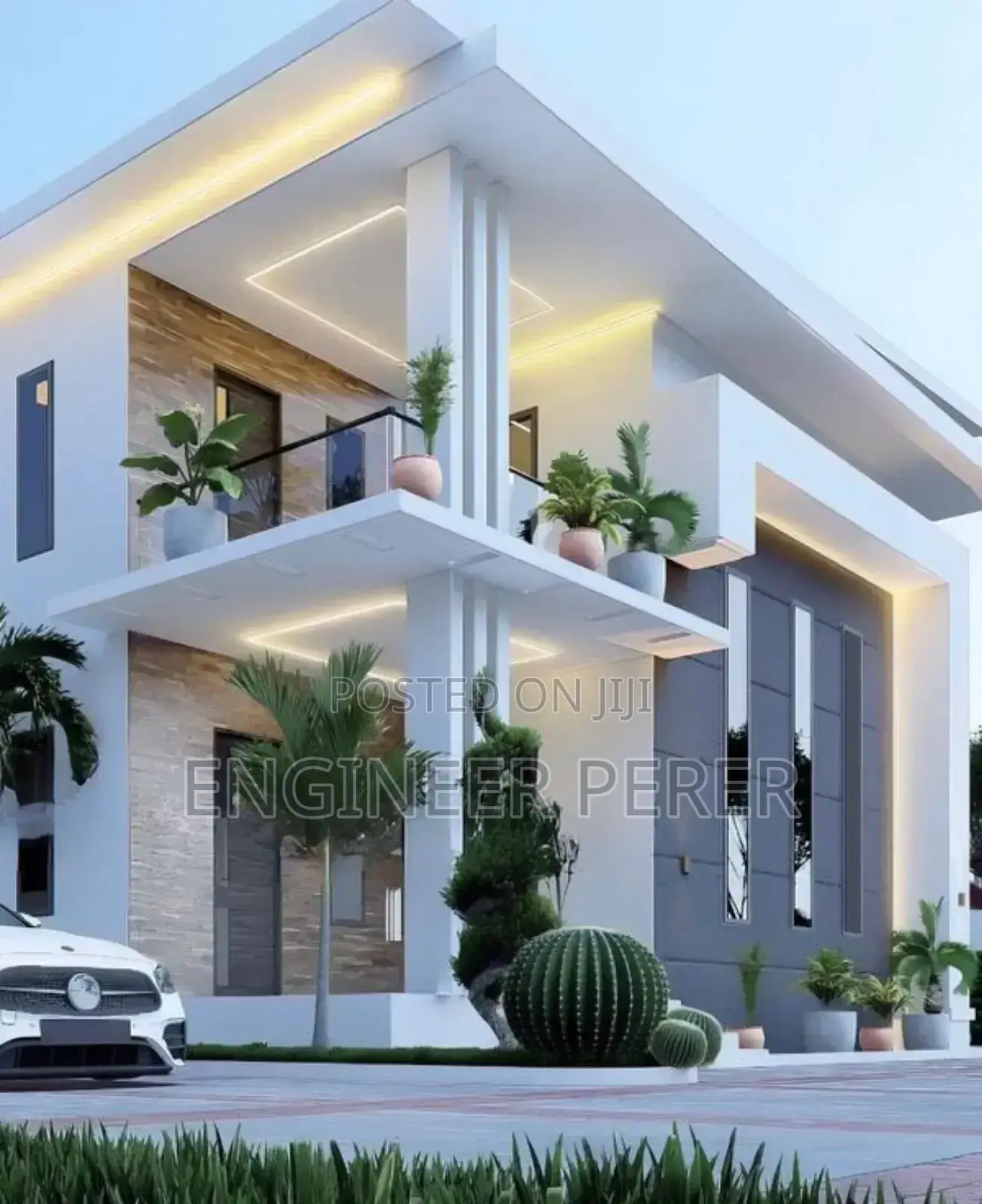 Hidden Roof Construction Plan