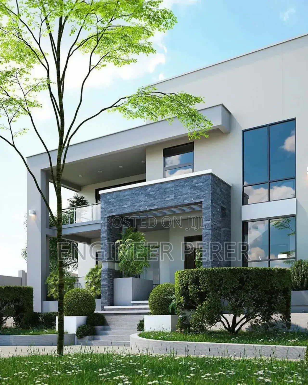 Hidden Roof Construction Plan