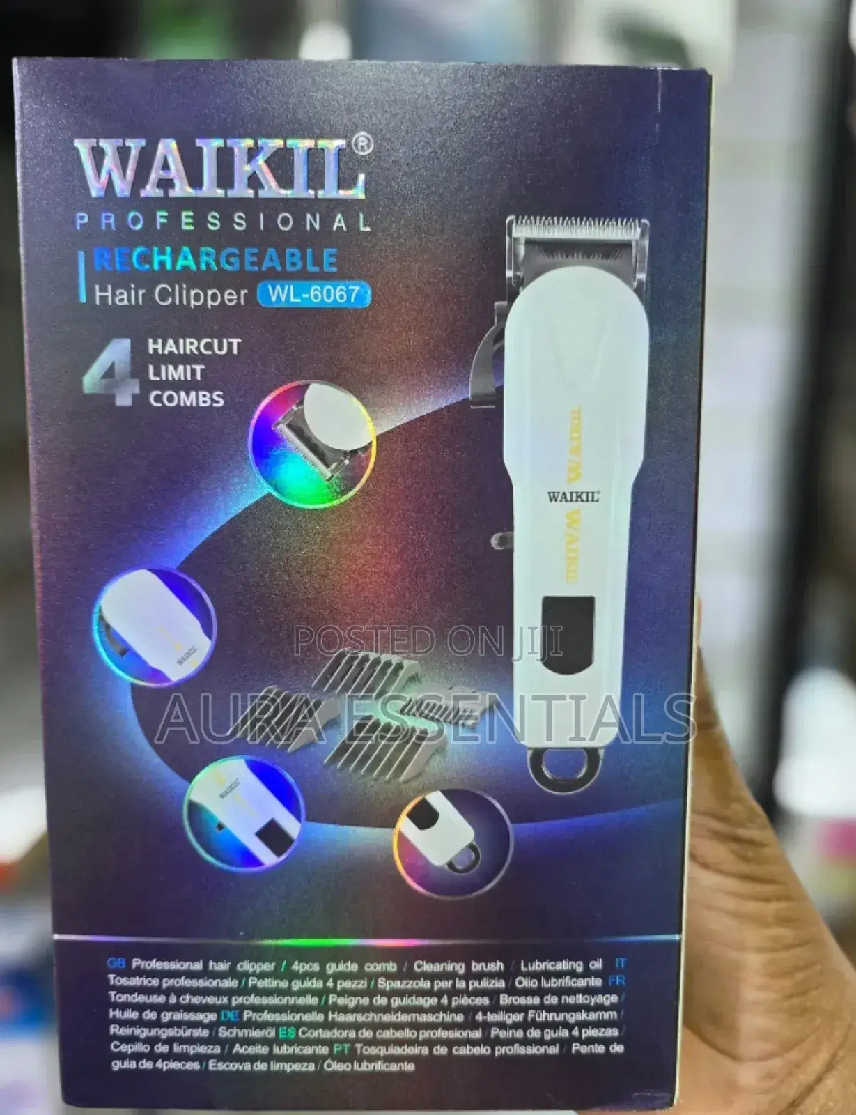 Hair Clipper With Smart Digital Display