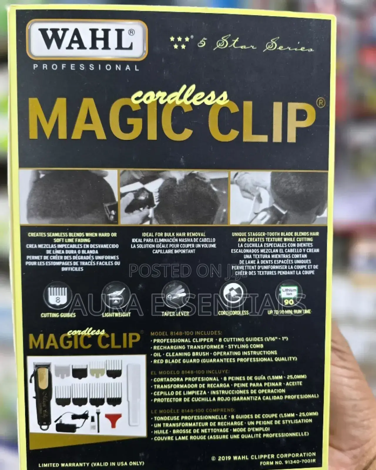 Wahl Magic Clip Professional Cordless Hair Clipper