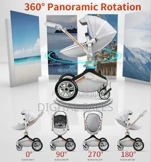 Baby Pram Stroller.360°Movment