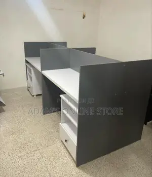 Office Table Reading Table in White Color and Grey