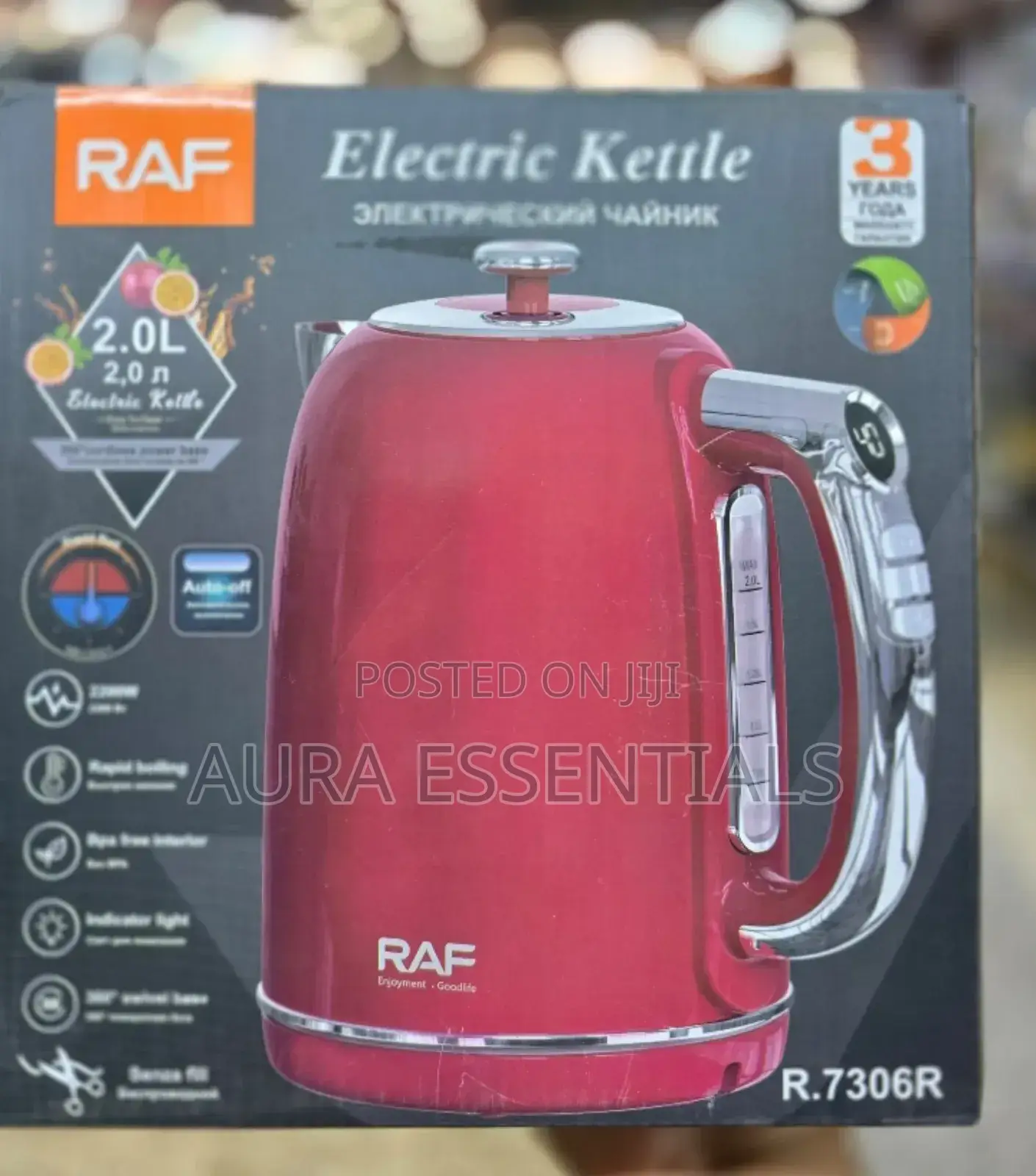 Raf 2.0l R.7306r Electric Kettle