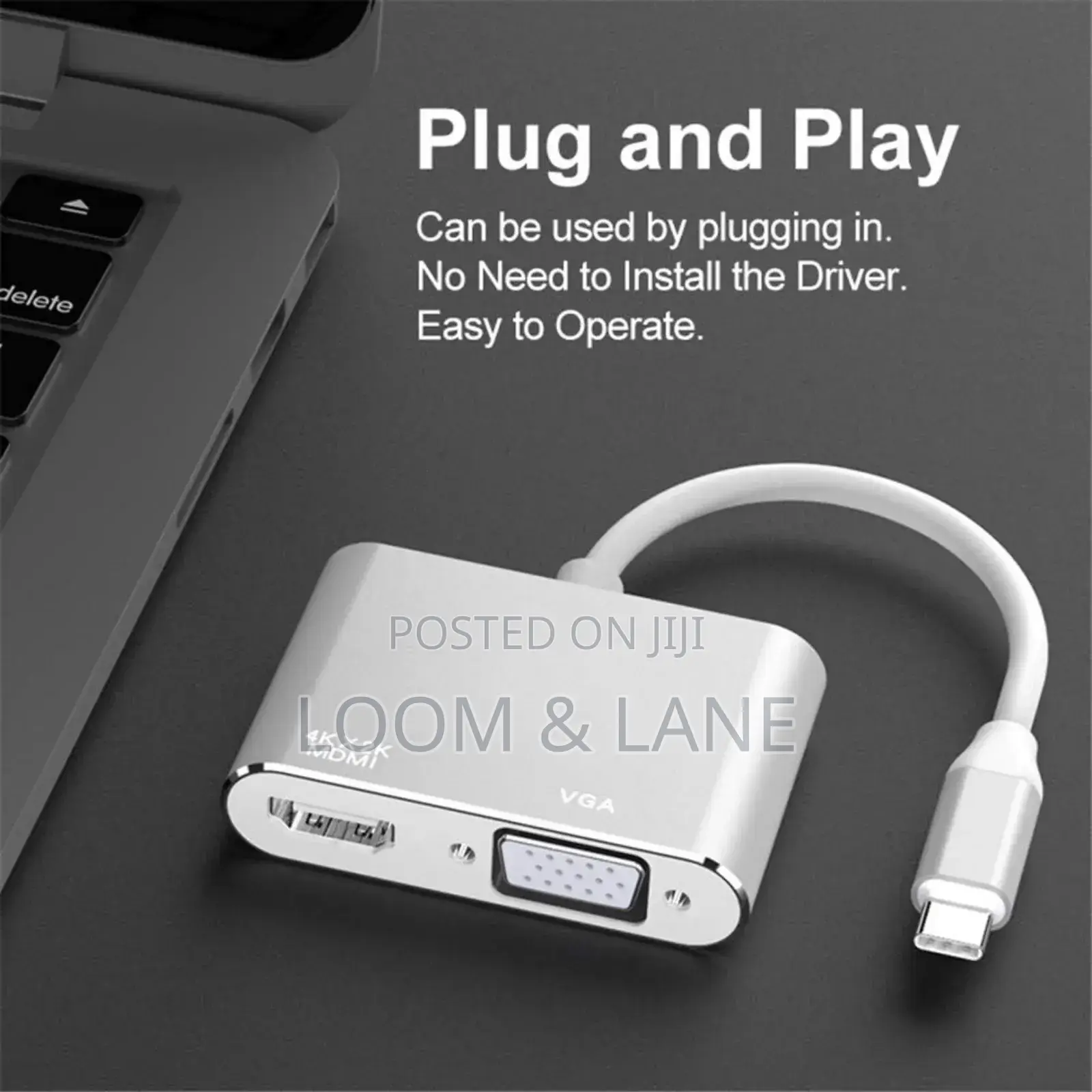 2 in 1 Usb-C to Hdmi Video Converter