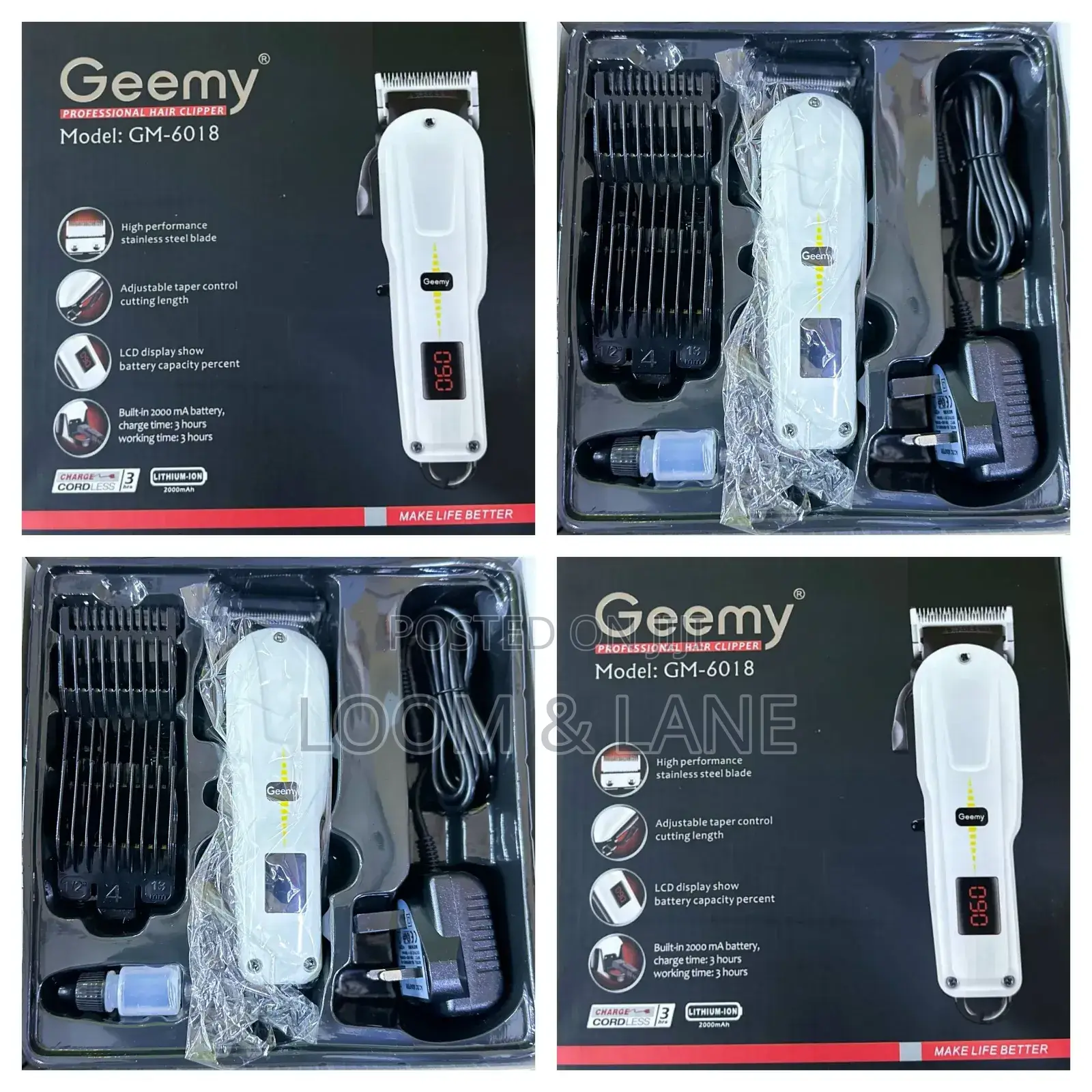 Geemy Professional Hair Clipper