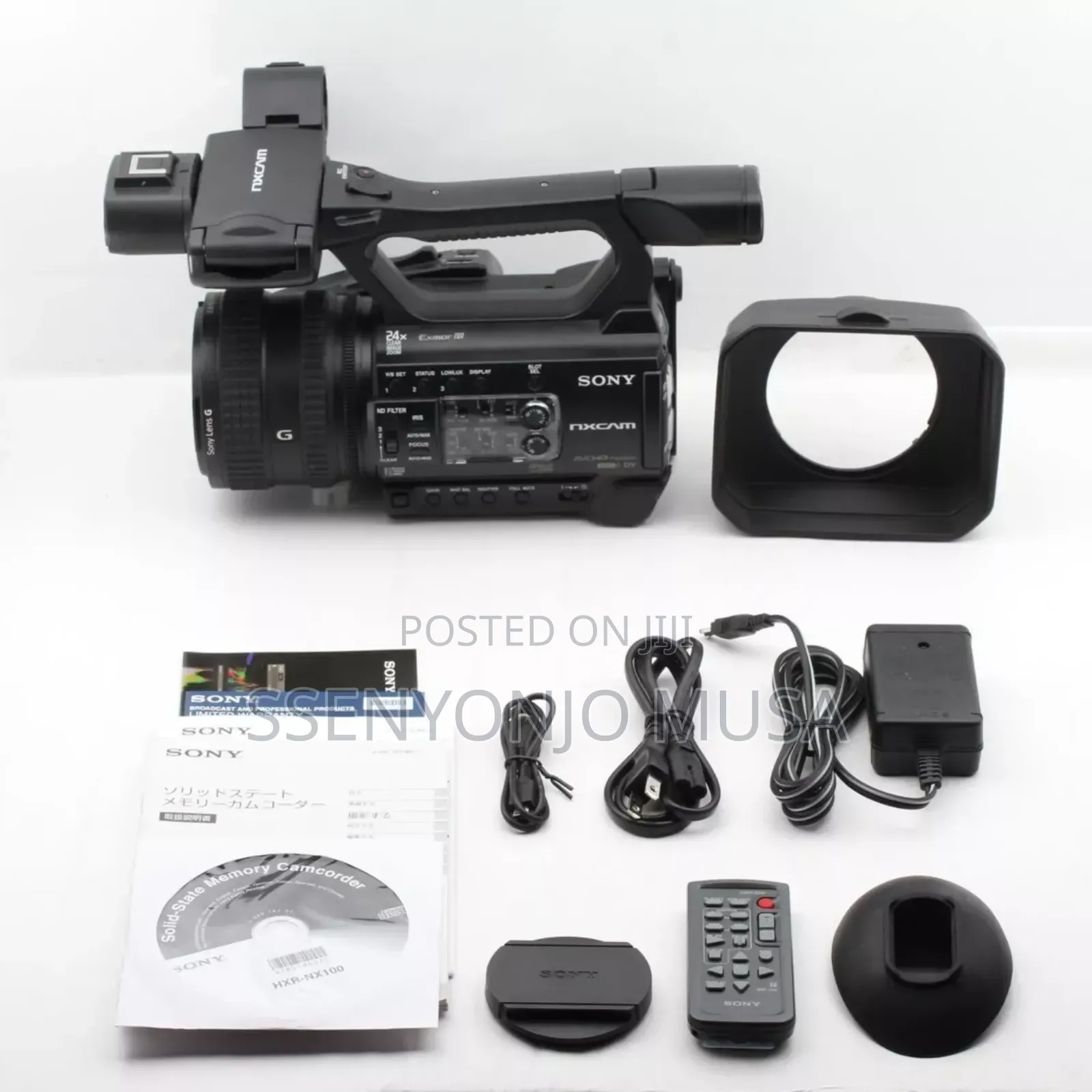 Sony HXR-Nx100 Full Hd Nxcam Professional Camcorder