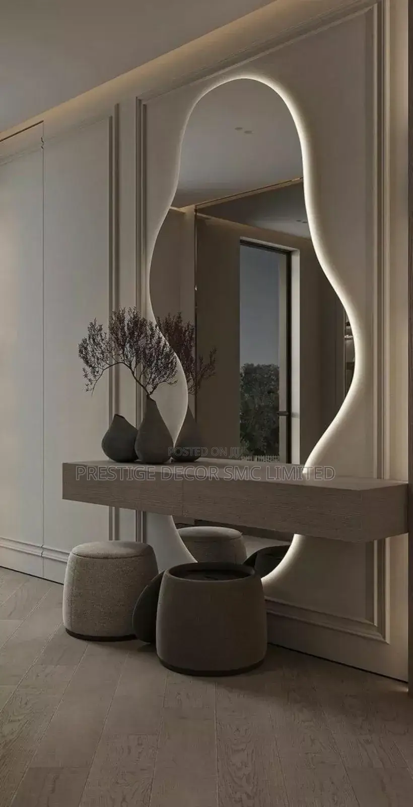 Contemporary Saloon Mirror