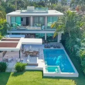 3 Bedrooms House Plan With Swimming Pool Design.