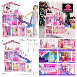 New Large Kids Barbie Dream House Play Toy